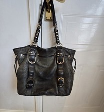 Reiss grey leather for sale  CHESTERFIELD