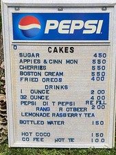 Vintage pepsi restaurant for sale  Berkeley Springs