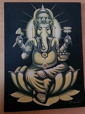 Handpainted ganesha picture for sale  CORBY