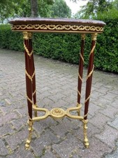 Usado, Mesa Francesa Luís XVI Vintage Mogno Mármore Top Ouro Bronze Acento Raro comprar usado  Enviando para Brazil