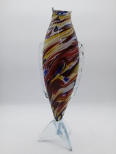 Colourful glass fish for sale  UK