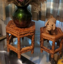 Cane tables hexagonal for sale  BOURNE