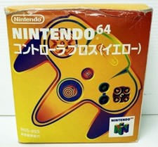 Controle Nintendo64 Amarelo - Autêntico - Novo em folha caixa aberta bastão 10/10 comprar usado  Enviando para Brazil