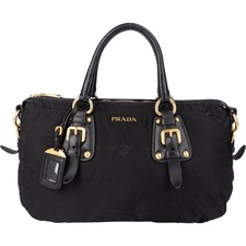 Prada Black Nylon City Handbag Tasche comprar usado  Enviando para Brazil