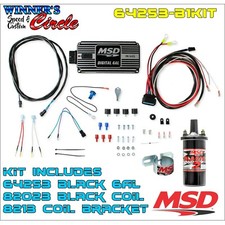 Kit de ignição MSD 64253 6AL preto - Inclui caixa, bobina e suporte comprar usado  Enviando para Brazil