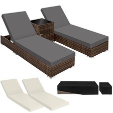 Sonnenliegen rattan aluminiumg gebraucht kaufen  Igersheim