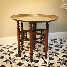 Antique brass topped for sale  CANNOCK