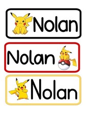 30 adesivos à prova d'água personalizados Pokemon presente infantil volta às aulas  comprar usado  Enviando para Brazil