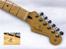 Usado, Genuíno 70º Aniversário Fender Strat Neck Player Series Bordo 22 Trastes! 9,5 pol comprar usado Usado, Genuíno 70º Aniversário Fender Strat Neck Player Series Bordo 22 Trastes! 9,5 pol comprar usado  Enviando para Brazil