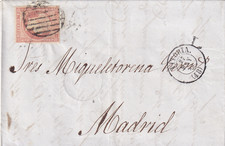 Espanha 1858 carta completa de Vitória a Madri (2384) comprar usado  Enviando para Brazil