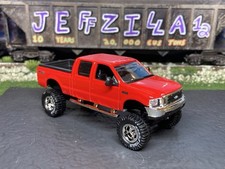 2004 Ford F-250 Super Duty caminhão 4x4 levantado 1/64 fundido personalizado picape off road comprar usado  Enviando para Brazil