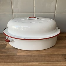 Vintage lidded enamel for sale  HERNE BAY
