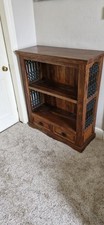 Mango wood bookcase for sale  WEST BROMWICH