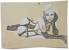 Quadro vintage donna usato  Italia