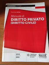 Manuale diritto privato usato  Noale