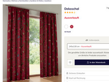 Dekoschal gardine vorhang gebraucht kaufen  Karlsruhe