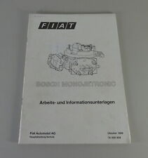 Schulungsunterlage fiat bosch gebraucht kaufen  Jever