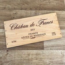 Placa de parede francesa vintage painel caixa caixa madeira vinho FRANCS 10022452 comprar usado  Enviando para Brazil
