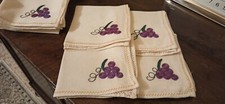 Tovaglioli antichi ricamati usato  Rufina