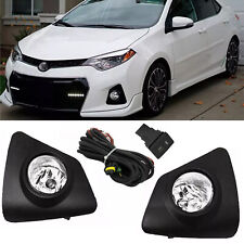 Par de lâmpadas de faróis de neblina ajuste 2014-2016 Toyota Corolla S com lâmpada + fiação + kit de interruptor comprar usado  Enviando para Brazil