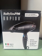 Secador de Cabelo BaBylissPRO Nano Titânio Italiano Rapido - Profissional, Leve comprar usado  Enviando para Brazil