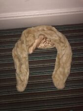 Vintage cream fur for sale  BANGOR