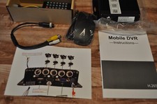 Sistema DVR móvel 1080P 4 canais com controle remoto vigilância veicular comprar usado  Enviando para Brazil