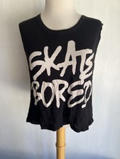 Usado, Camiseta regata SKATE BORED oficial feminina I Love H81 skate cropped pequena comprar usado  Enviando para Brazil