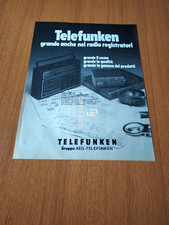 1979 telefunken radio usato  Romallo