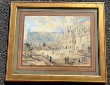 Ancien dessin aquarelle d'occasion  Dompierre-sur-Mer