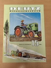 Deutz 15 ps  Prospekt Traktor tractor brochure M4 comprar usado  Enviando para Brazil
