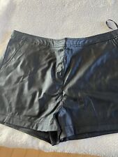 Black pvc shorts for sale  HULL