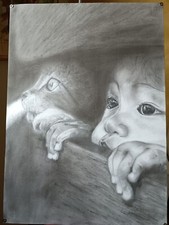 Disegno matita carboncino usato  Vigevano