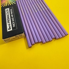 12 lápis de arte de chumbo grosso BEROL PRISMACOLOR ~ lilás #956 com caixa ~ descontinuado ~ raro comprar usado  Enviando para Brazil