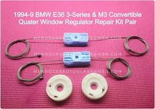 1994-9 BMW E36 3-Series M3 conversível quarto regulador de janela kit de reparo par, usado comprar usado  Enviando para Brazil