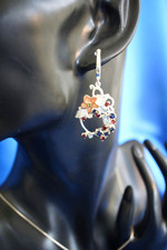 Earrings hanger silver d'occasion  Expédié en Belgium