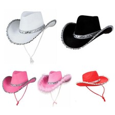 Chapeau cowboy paillettes d'occasion  France