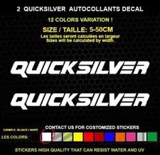 Quicksilver autocollant vérit d'occasion  Argenteuil