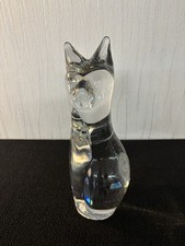 Chat brillant cristal d'occasion  Baccarat