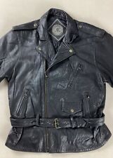 Vintage leather biker for sale  ROYSTON