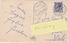 1957 cartolina augurale usato  Villanova di Camposampiero