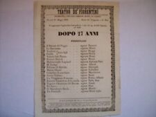 Affiche théâtre fiorentini d'occasion  Expédié en France