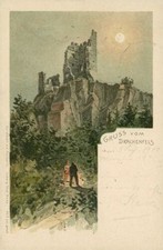 Ansichtskarte drachenfels kün gebraucht kaufen  Eggenstein-Leopoldshafen