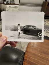 Vestido curto vintage foto instantânea sexy senhora posando por pernas de carro (D6) comprar usado  Enviando para Brazil