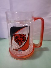 Caneca vintage Chicago Bears cristal freezer copo para cerveja refrigerante futebol americano NFL comprar usado  Enviando para Brazil