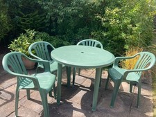 Green plastic patio for sale  RUGBY