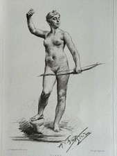 Falguière heliogravure sculpt d'occasion  Expédié en Belgium