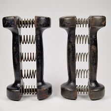 Halteres soviéticos antigos expansores garras URSS 1980s equipamento esportivo fitness, usado comprar usado  Enviando para Brazil