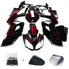 Kit de carenagem preto vermelho + parafuso para carroceria Kawasaki Ninja 650 2012-2016 EX650 ABS comprar usado  Enviando para Brazil
