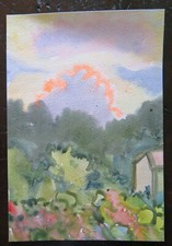 Vecchio dipinto acquerello usato Vecchio dipinto acquerello usato  Torino